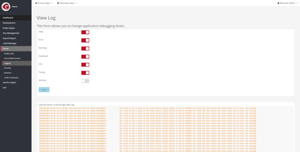 scipio-admin-view-log